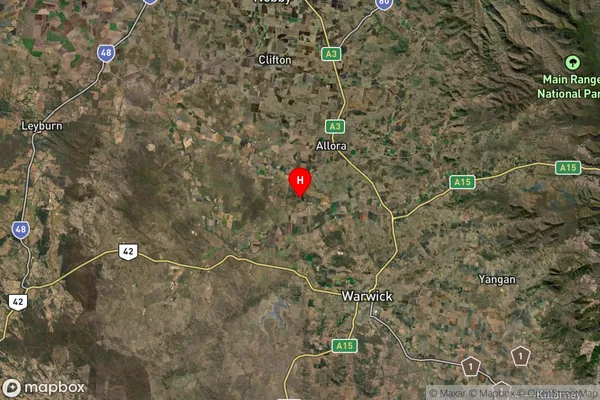 Deuchar,Queensland Satellite Map