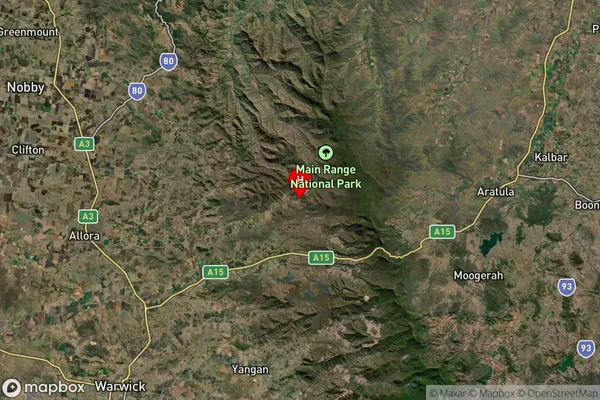 Goomburra,Queensland Satellite Map