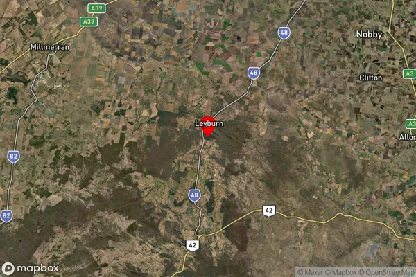 Leyburn,Queensland Satellite Map