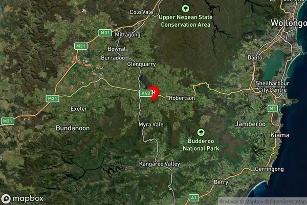 Burrawang,New South Wales Satellite Map