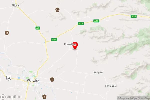 Freestone,Queensland Area Map