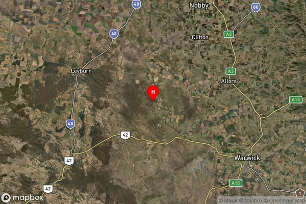 Pratten,Queensland Satellite Map