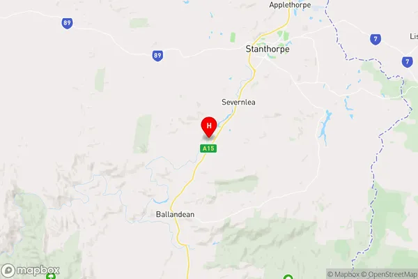 Glen Aplin,Queensland Area Map