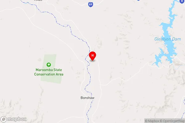 Bonshaw,Queensland Area Map