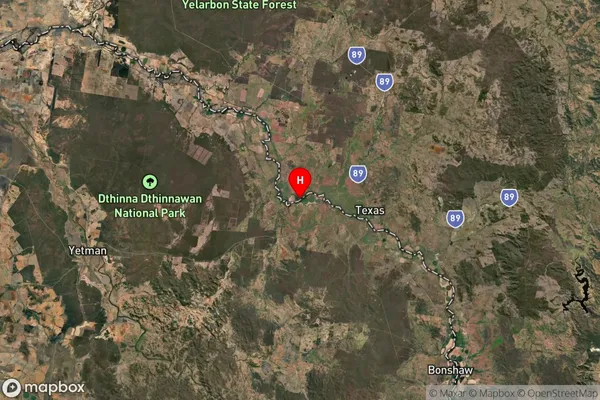 Glenarbon,Queensland Satellite Map