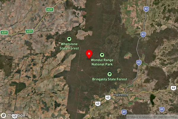 Bybera,Queensland Satellite Map