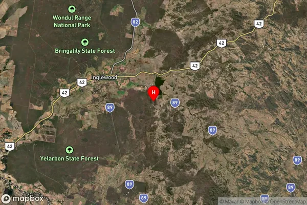 Coolmunda,Queensland Satellite Map