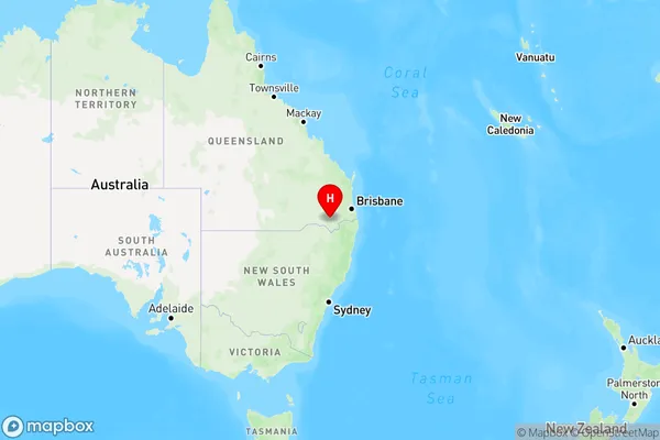 Mosquito Creek,Queensland Region Map