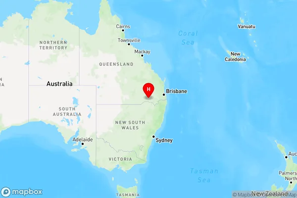 Billa Billa,Queensland Region Map