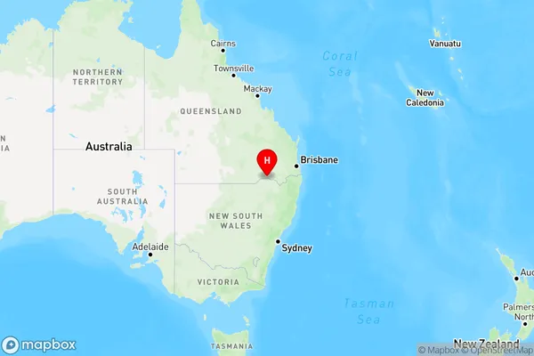 Callandoon,Queensland Region Map