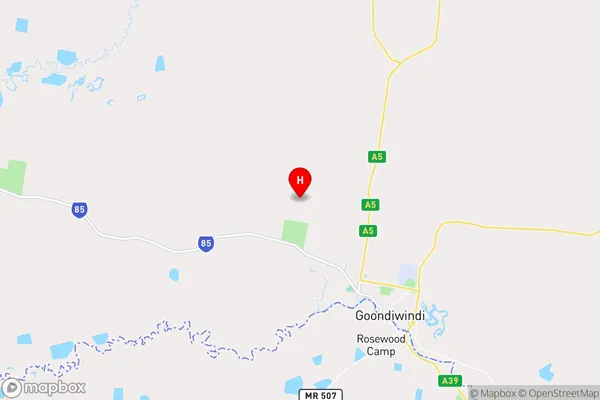 Goodar,Queensland Area Map