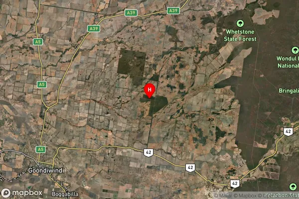 Wondalli,Queensland Satellite Map