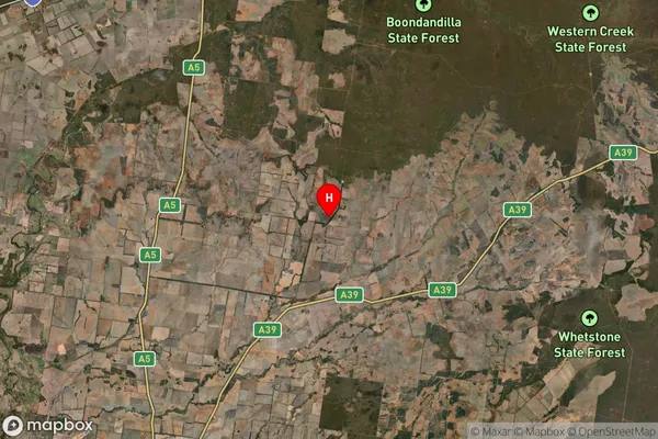 Yagaburne,Queensland Satellite Map