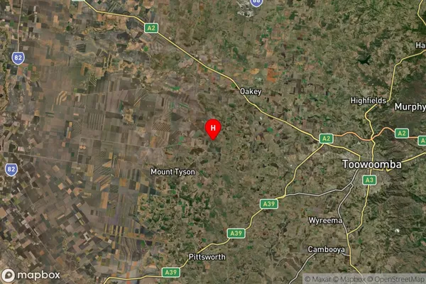 Aubigny,Queensland Satellite Map