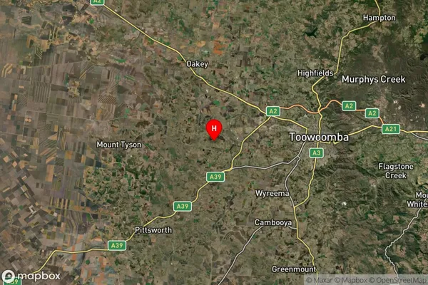 Biddeston,Queensland Satellite Map