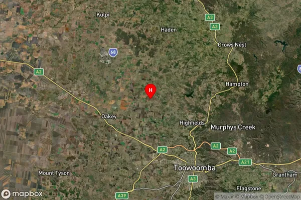 Boodua,Queensland Satellite Map