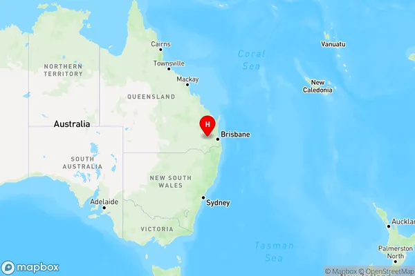 Greenwood,Queensland Region Map