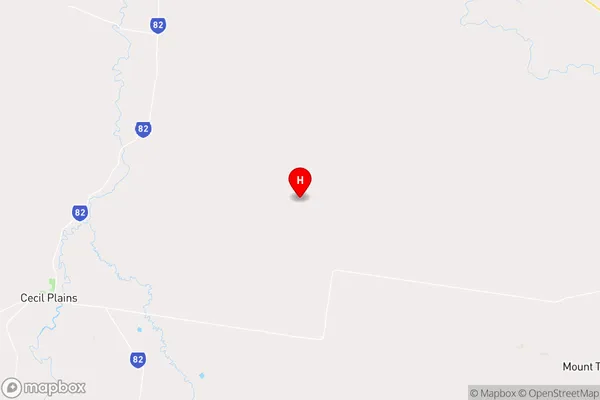 West Prairie,Queensland Area Map