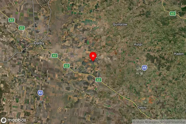 Bowenville,Queensland Satellite Map