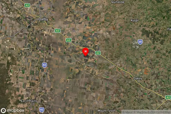 Irvingdale,Queensland Satellite Map