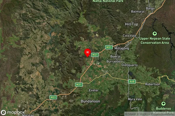 Medway,New South Wales Satellite Map