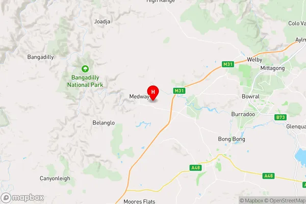 Medway,New South Wales Area Map