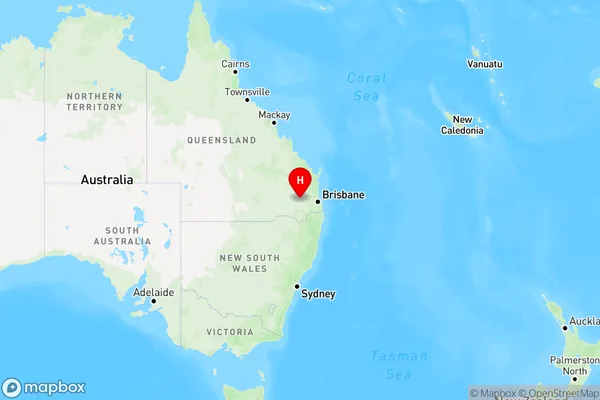 Wainui,Queensland Region Map