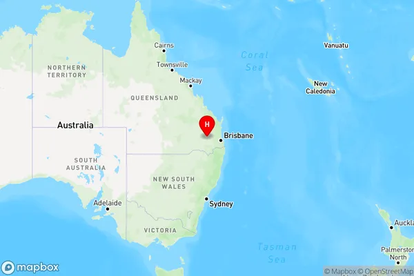 Dalby,Queensland Region Map