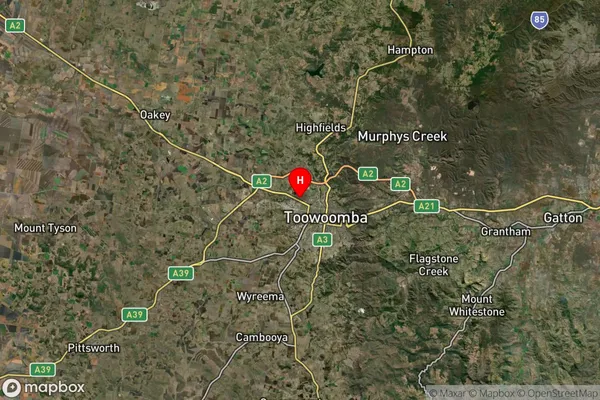 Wilsonton,Queensland Satellite Map