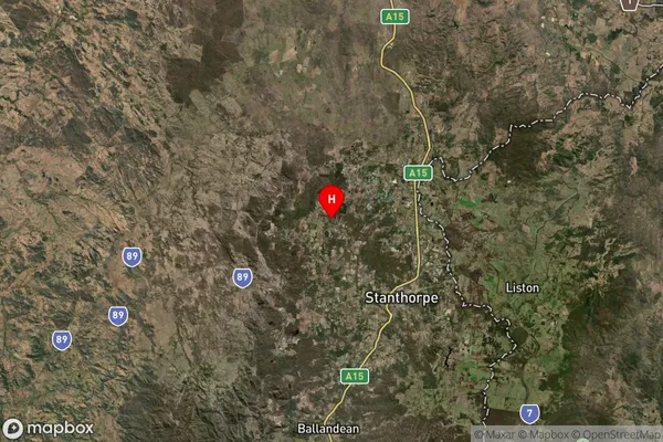 Bapaume,Queensland Satellite Map