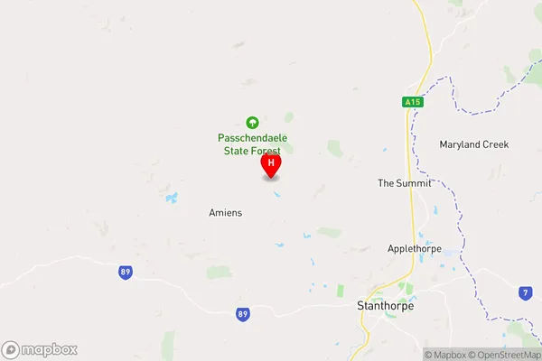 Bapaume,Queensland Area Map