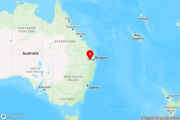 Birnam,Queensland Region Map