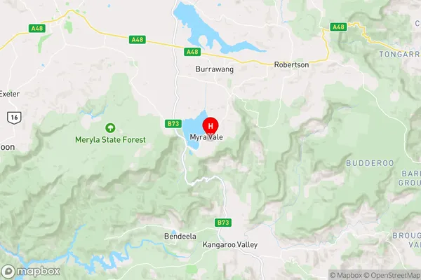 Myra Vale,New South Wales Area Map