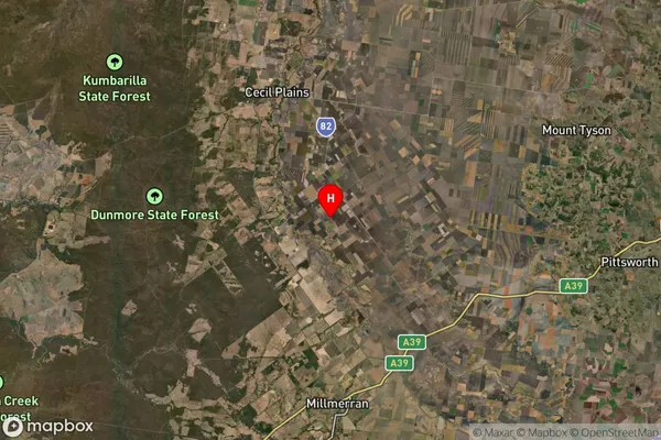 Condamine Plains,Queensland Satellite Map