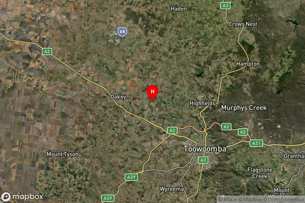 Cutella,Queensland Satellite Map