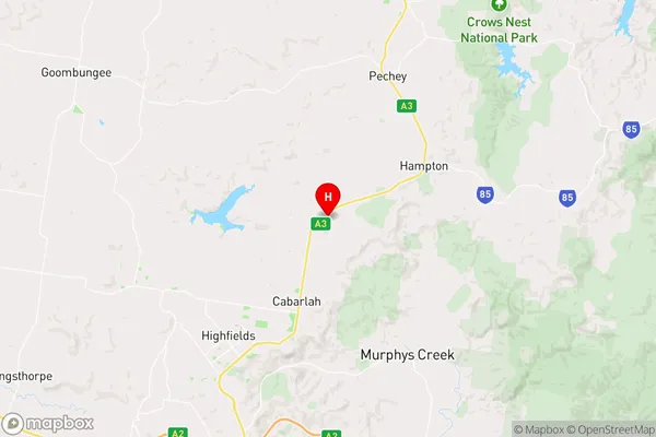 Geham,Queensland Area Map