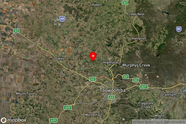 Glencoe,Queensland Satellite Map