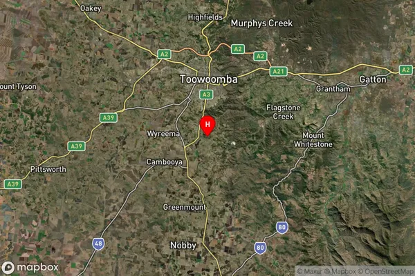 Hodgson Vale,Queensland Satellite Map