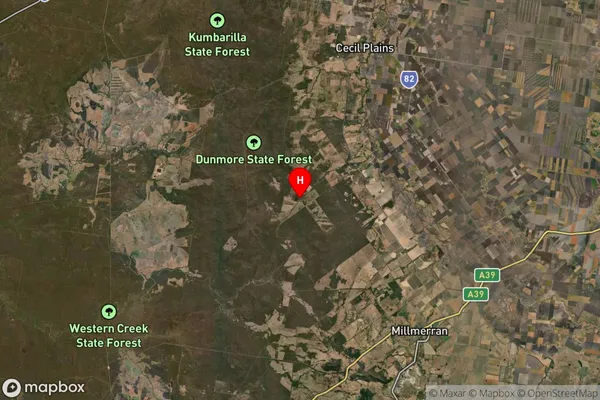 Kurrowah,Queensland Satellite Map