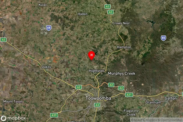 Meringandan,Queensland Satellite Map