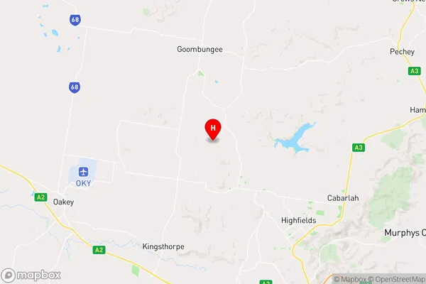 Muniganeen,Queensland Area Map