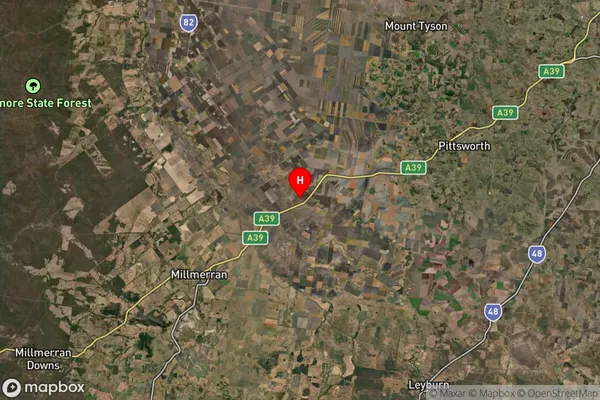 Pampas,Queensland Satellite Map