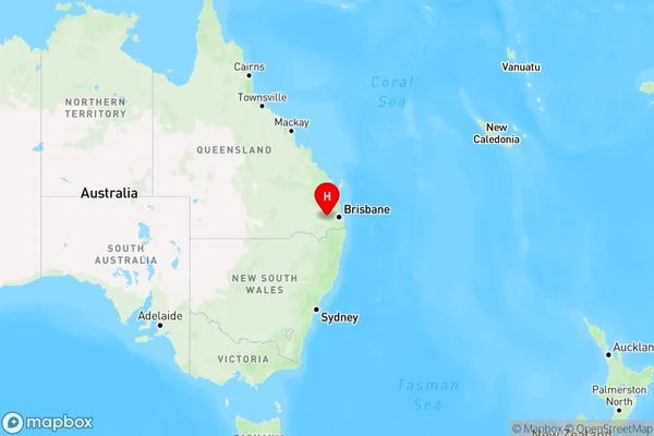 Postmans Ridge,Queensland Region Map