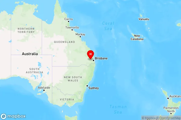 Ravensbourne,Queensland Region Map