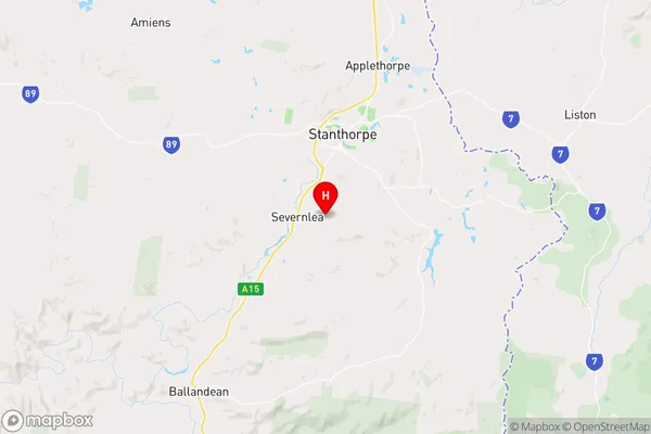 Severnlea,Queensland Area Map