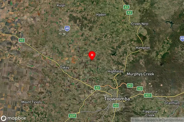 Yalangur,Queensland Satellite Map