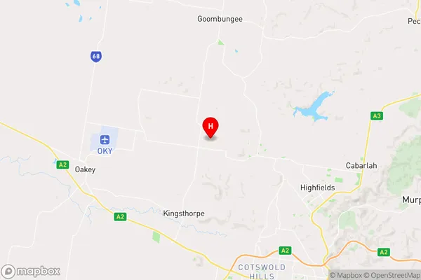 Yalangur,Queensland Area Map