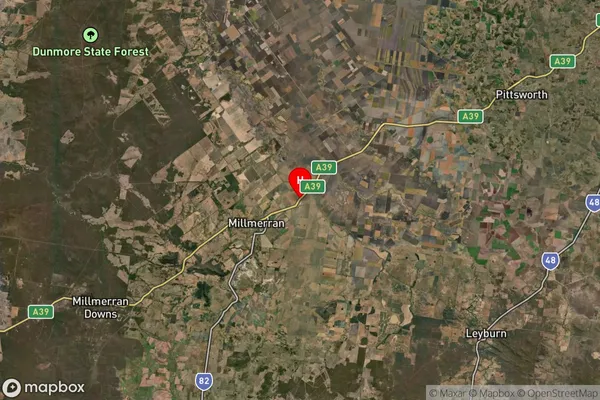 Yandilla,Queensland Satellite Map