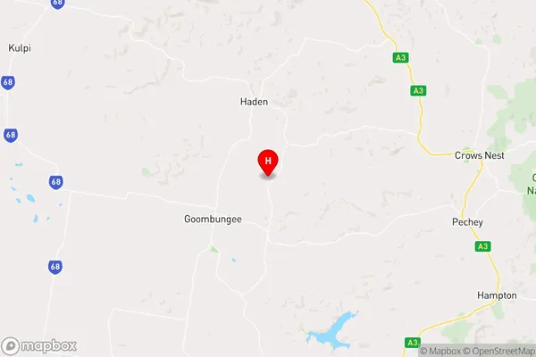 Bergen,Queensland Area Map