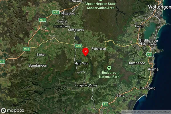 Wildes Meadow,New South Wales Satellite Map